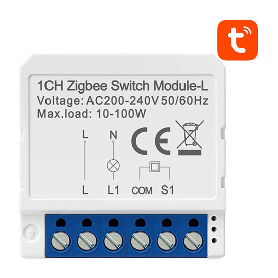 Avatto Έξυπνος Ενδιάμεσος Διακόπτης ZigBee LZWSM16-W1 χωρίς ουδέτερο TUYA (Λευκό) Avatto Έξυπνος Ενδιάμεσος Διακόπτης ZigBee LZWSM16-W1 χωρίς ουδέτερο TUYA (Λευκό)