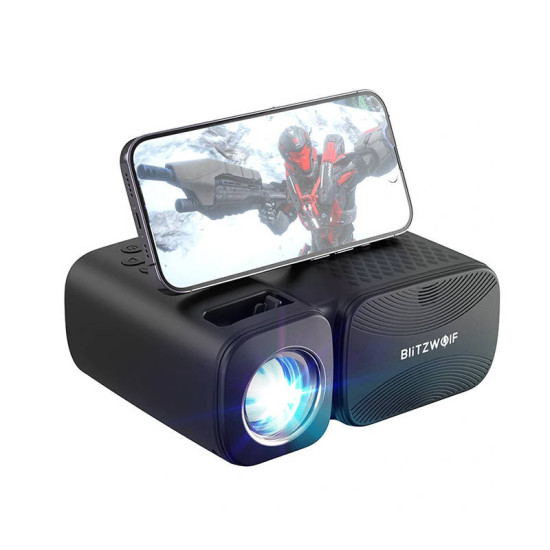 BlitzWolf Mini Projector BW-V3 LED, Wi-Fi με Bluetooth και Ενσωματωμένα Ηχεία (Μαύρο) BlitzWolf Mini Projector BW-V3 LED, Wi-Fi με Bluetooth και Ενσωματωμένα Ηχεία (Μαύρο)