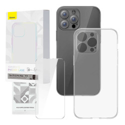 Baseus Θήκη και Προστατευτικό Οθόνης Tempered Glass Corning για iPhone 12 Pro Max (Διαφανές)