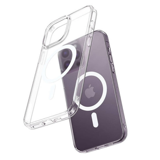 Magnetic case McDodo Crystal for iPhone 14 Pro Max (clear) Magnetic case McDodo Crystal for iPhone 14 Pro Max (clear)