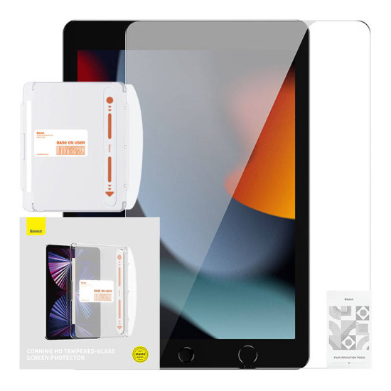 Baseus Προστατευτικό Οθόνης Tempered Glass Corning 0.4mm για το iPad 10.2 Baseus Προστατευτικό Οθόνης Tempered Glass Corning 0.4mm για το iPad 10.2