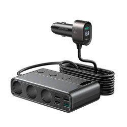 Φορτιστής αυτοκινήτου JOYROOM JR-CL06 Multi-Port (μαύρο)