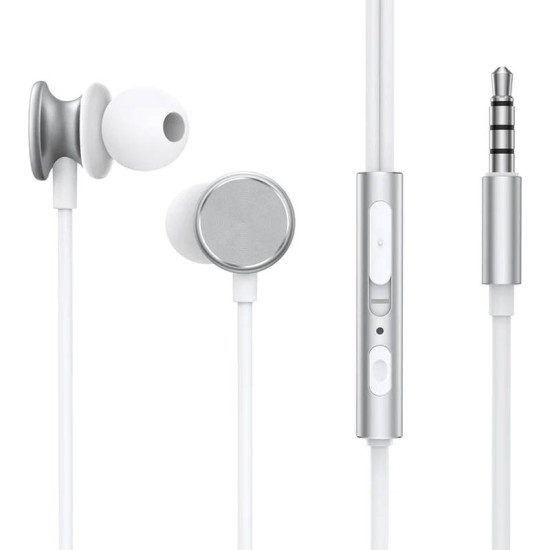 Wired Earphones JR-EW03, Half in Ear (Silver) Wired Earphones JR-EW03, Half in Ear (Silver)