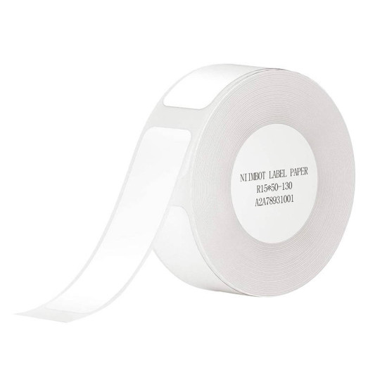 Niimbot Αυτοκόλλητες Θερμικές Ετικέτες 15x50mm, 130τμχ (Λευκό) Niimbot Αυτοκόλλητες Θερμικές Ετικέτες 15x50mm, 130τμχ (Λευκό)