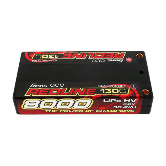 Lipo Battery GENS ACE 8000mAh 3.8V 1S2P 130C Lipo Battery GENS ACE 8000mAh 3.8V 1S2P 130C