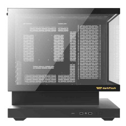 DarkFlash Computer Case F1 Black with 6 ARGB fans