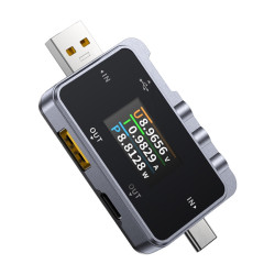FNIRI FNAC-28 2in1 USB tester USB-C USB-A