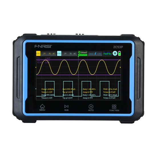 FNIRSI 2C53P 3in1 portable tablet oscilloscope 4,3