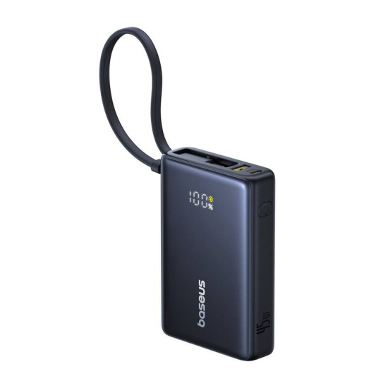 Baseus PicoGo Digital Display Power Bank 10000mAh 45W (black)