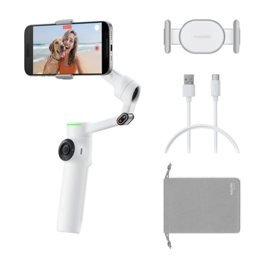 Stabilizator Insta360 Flow 2 Pro Creator AI Tracker Bundle (biały)