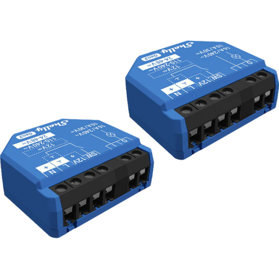 Set of 2 Shelly 1 Gen3 WiFi/Bluetooth Controllers