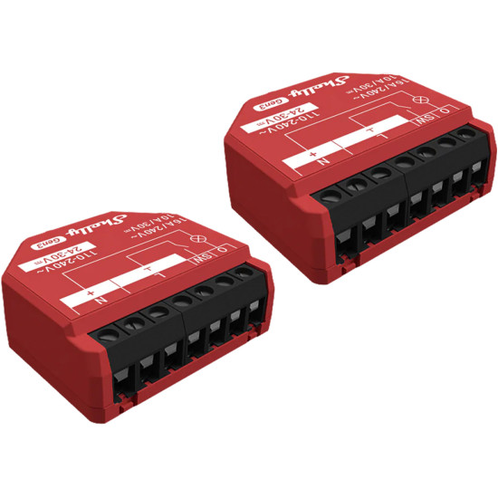 Shelly 1PM Gen3 Set of 2 Controller WiFi/Bluetooth