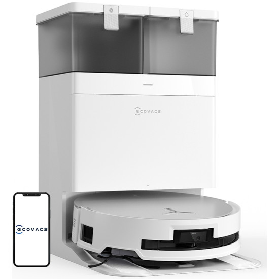 Ecovacs Robotic vacuum cleaner X8 OMNI (WHITE)