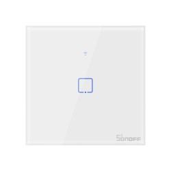Sonoff Έξυπνος Διακόπτης Χωνευτός WiFi T0 EU TX (1 κανάλι) (Λευκό)