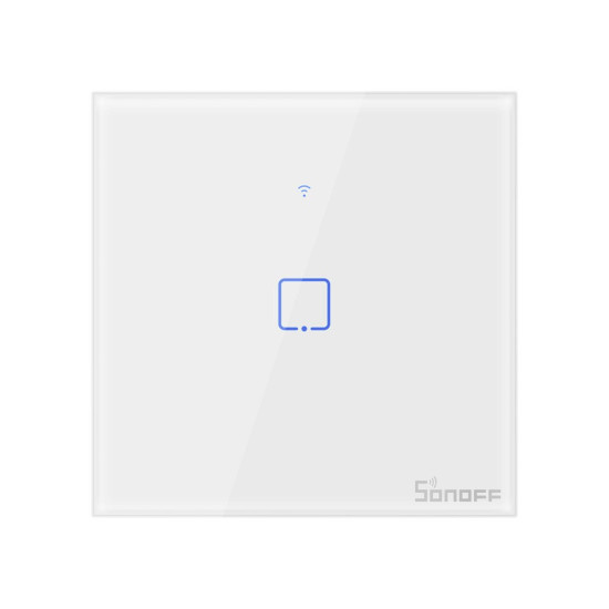 Sonoff Έξυπνος Διακόπτης Χωνευτός WiFi T0 EU TX (1 κανάλι) (Λευκό) Sonoff Έξυπνος Διακόπτης Χωνευτός WiFi T0 EU TX (1 κανάλι) (Λευκό)