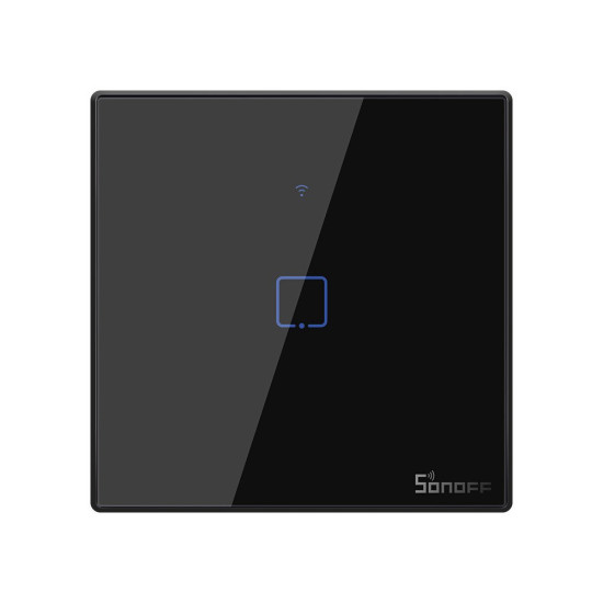 Sonoff Έξυπνος Διακόπτης Χωνευτός WiFi + RF 433 T2 EU TX (1 κανάλι) (Μαύρο) Sonoff Έξυπνος Διακόπτης Χωνευτός WiFi + RF 433 T2 EU TX (1 κανάλι) (Μαύρο)