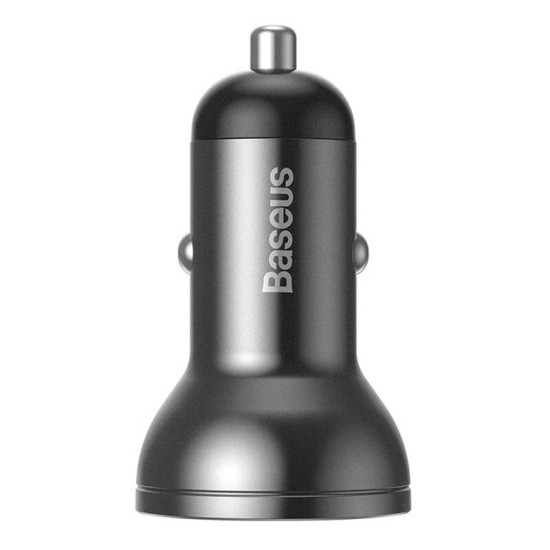 Baseus Φορτιστής Αυτοκινήτου 2xUSB 4.8A 24W (Μαύρο) Baseus Φορτιστής Αυτοκινήτου 2xUSB 4.8A 24W (Μαύρο)