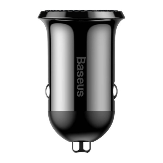Baseus Φορτιστής Αυτοκινήτου Grain Pro 2xUSB 4.8A (Μαύρο) Baseus Φορτιστής Αυτοκινήτου Grain Pro 2xUSB 4.8A (Μαύρο)