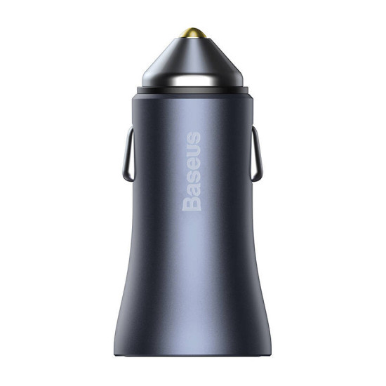 Baseus Φορτιστής Αυτοκινήτου Golden Contactor Pro, USB + USB-C, QC4.0+, PD, SCP, 40W με Καλώδιο USB σε USB-C 1m (Γκρι/Μαύρο) Baseus Φορτιστής Αυτοκινήτου Golden Contactor Pro, USB + USB-C, QC4.0+, PD, SCP, 40W με Καλώδιο USB σε USB-C 1m (Γκρι/Μαύρο)