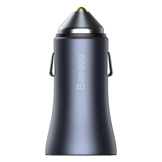 Baseus Φορτιστής Αυτοκινήτου Golden Contactor Pro, USB + USB-C, QC4.0+, PD, SCP, 40W με Καλώδιο USB-C σε Lightning 1m (Γκρι/Μαύρο) Baseus Φορτιστής Αυτοκινήτου Golden Contactor Pro, USB + USB-C, QC4.0+, PD, SCP, 40W με Καλώδιο USB-C σε Lightning 1m (Γκρι/Μαύρο)