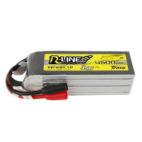 Battery Tattu R-Line 4500mAh 22.2V 95C 6S1P FPV AS150 Battery Tattu R-Line 4500mAh 22.2V 95C 6S1P FPV AS150