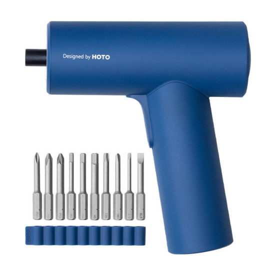 Cordless Screwdriver HOTO QWLSD008, 5Nm, 3.6V (blue) Cordless Screwdriver HOTO QWLSD008, 5Nm, 3.6V (blue)