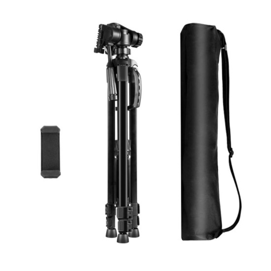Tripod with 3D 360° head + phone holder Puluz PU3096B Tripod with 3D 360° head + phone holder Puluz PU3096B