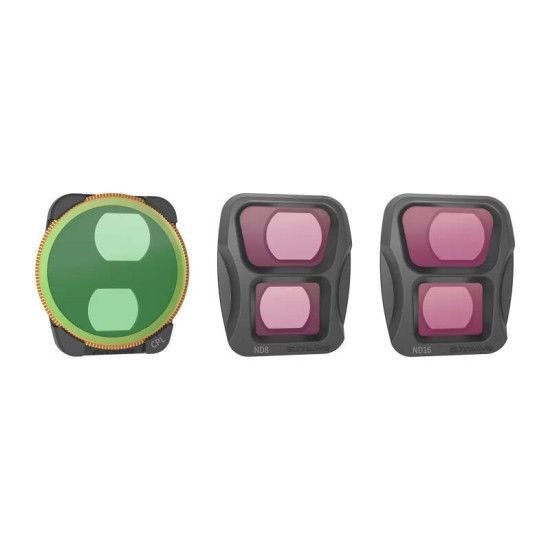 Set of 3 Sunnylife A3-FI685 filters with adjustable CPL, CPL+ND8+ND1 Set of 3 Sunnylife A3-FI685 filters with adjustable CPL, CPL+ND8+ND1
