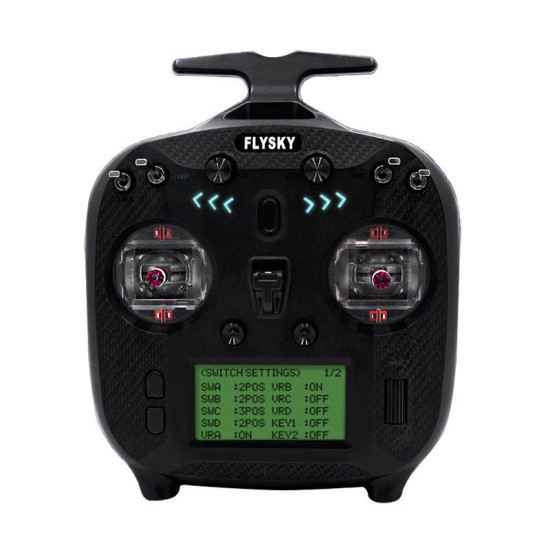 FlySky Χειριστήριο Πομπού + Δέκτης FS-ST8 + SR8, Improved Version (Μαύρο) FlySky Χειριστήριο Πομπού + Δέκτης FS-ST8 + SR8, Improved Version (Μαύρο)