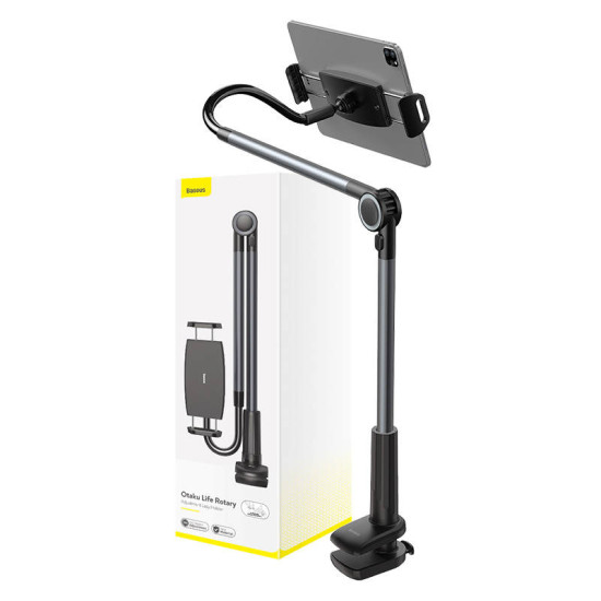 Baseus Βάση για Κινητό/Tablet με Βραχίονα Otaku Life Rotary Pro (Γκρι/Μαύρο) Baseus Βάση για Κινητό/Tablet με Βραχίονα Otaku Life Rotary Pro (Γκρι/Μαύρο)