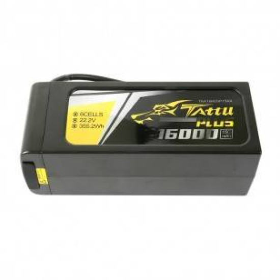 Battery Tattu Plus 16000mAh 22.2V 15C 6S1P LiPo AS150+XT150 Battery Tattu Plus 16000mAh 22.2V 15C 6S1P LiPo AS150+XT150