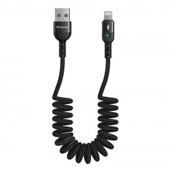 USB to Lightning Cable, Mcdodo CA-6410, Spring, 1.8m (Black)