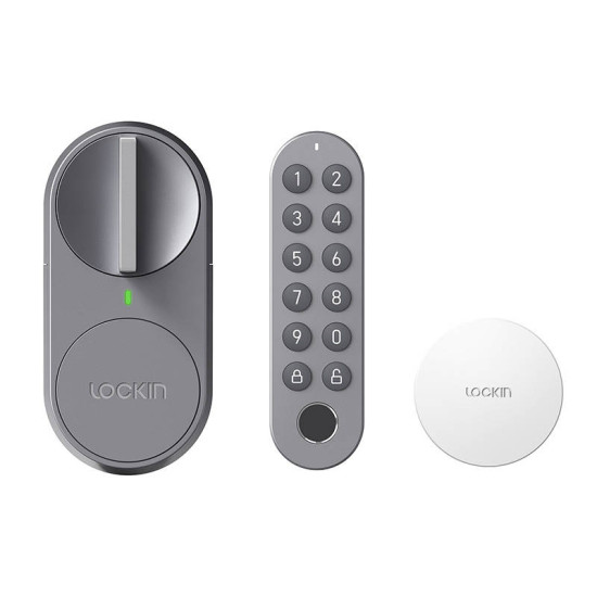 Lockin Έξυπνη Κλειδαριά με Πληκτρολόγιο SMART LOCK G30 (Γκρι) Lockin Έξυπνη Κλειδαριά με Πληκτρολόγιο SMART LOCK G30 (Γκρι)