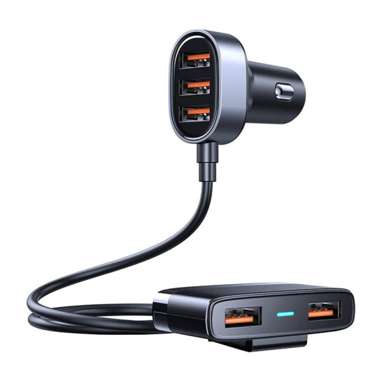 Car charger Joyroom JR-CL03 5-Port USB (black) Car charger Joyroom JR-CL03 5-Port USB (black)