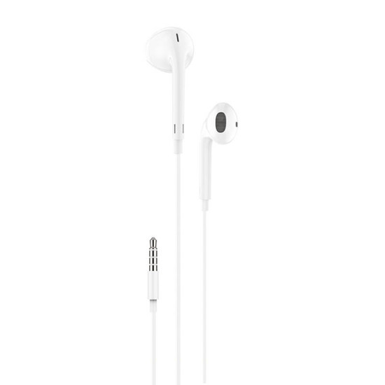 In-ear headphones, wired Foneng T34, mini jack 3.5mm, remote control (white) In-ear headphones, wired Foneng T34, mini jack 3.5mm, remote control (white)