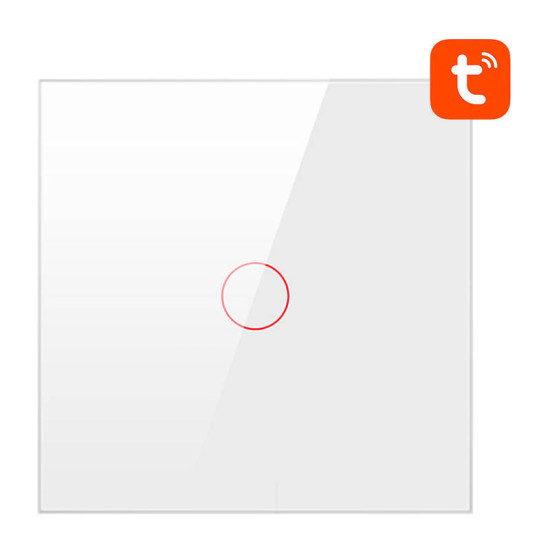 Smart Light Switch WiFi Avatto TS02-EU-W1 1 way TUYA (white) Smart Light Switch WiFi Avatto TS02-EU-W1 1 way TUYA (white)