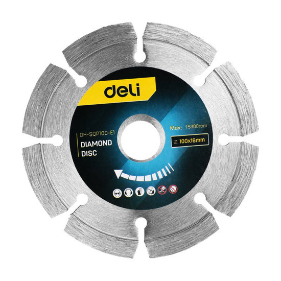 Diamond disc Deli Tools EDH-SQP100-E1 Diamond disc Deli Tools EDH-SQP100-E1