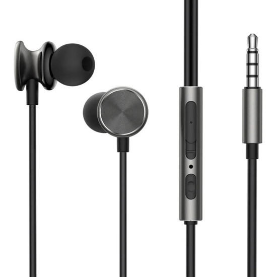 Wired Earphones JR-EW03, Half in Ear (Dark Grey) Wired Earphones JR-EW03, Half in Ear (Dark Grey)