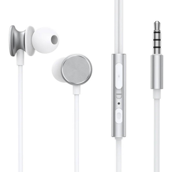 Wired Earphones JR-EW03, Half in Ear (Silver) Wired Earphones JR-EW03, Half in Ear (Silver)
