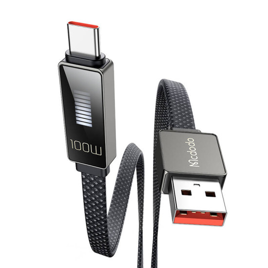Cable Mcdodo CA-4980 USB to USB-C with display 1.2m (black) Cable Mcdodo CA-4980 USB to USB-C with display 1.2m (black)