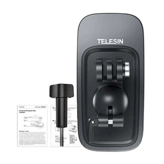 Backpack clip mount Telesin for sports cameras (GP-JFM-009) Backpack clip mount Telesin for sports cameras (GP-JFM-009)
