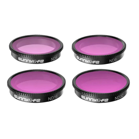Set of filters ND4, ND8, ND16, ND32 Sunnylife for Insta360 GO 3/2 Set of filters ND4, ND8, ND16, ND32 Sunnylife for Insta360 GO 3/2