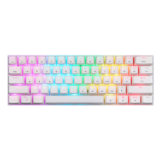 Motospeed Μηχανικό Πληκτρολόγιο Ασύρματο SK62 Blue Switches (Λευκό) Motospeed Μηχανικό Πληκτρολόγιο Ασύρματο SK62 Blue Switches (Λευκό)
