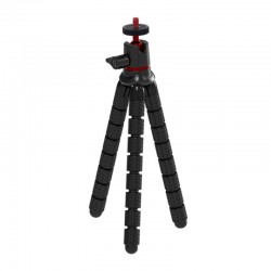 Tripod PULUZ Flexible Holder with Remote Control for cell phones (Apple) and sports cameras (DJI Action, GoPro, Insta360)