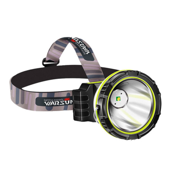 Headlight Warsun ET60, 300lm, 1x18650, M-USB Headlight Warsun ET60, 300lm, 1x18650, M-USB