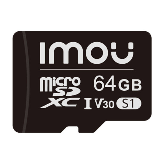 Imou Κάρτα Μνήμης microSD (UHS-I, SDXC, 10/U3/V30, 95/38) 64GB Imou Κάρτα Μνήμης microSD (UHS-I, SDXC, 10/U3/V30, 95/38) 64GB
