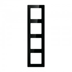 Avatto Τετραπλό Πλαίσιο Διακόπτη N-TS10-Frame-B4 (Μαύρο)