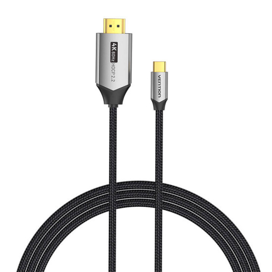 USB-C do HDMI 2.0 Cable Vention CRBBG 1,5m, 4K 60Hz (black) USB-C do HDMI 2.0 Cable Vention CRBBG 1,5m, 4K 60Hz (black)