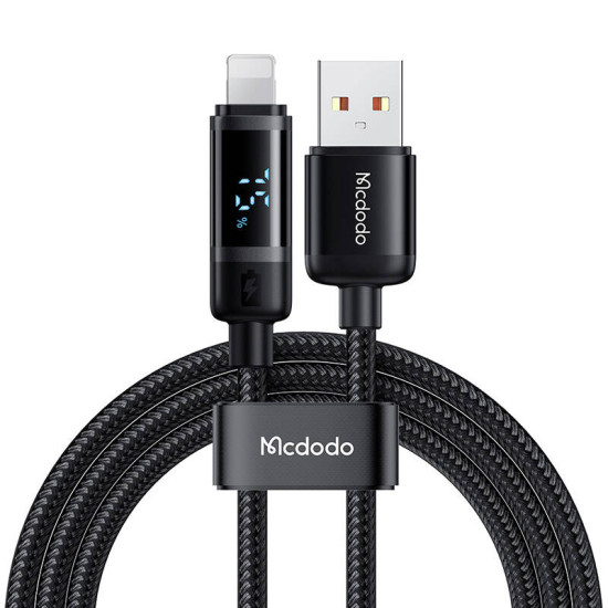 Cable USB-A to Lightning Mcdodo CA-5000, 1,2m (black) Cable USB-A to Lightning Mcdodo CA-5000, 1,2m (black)