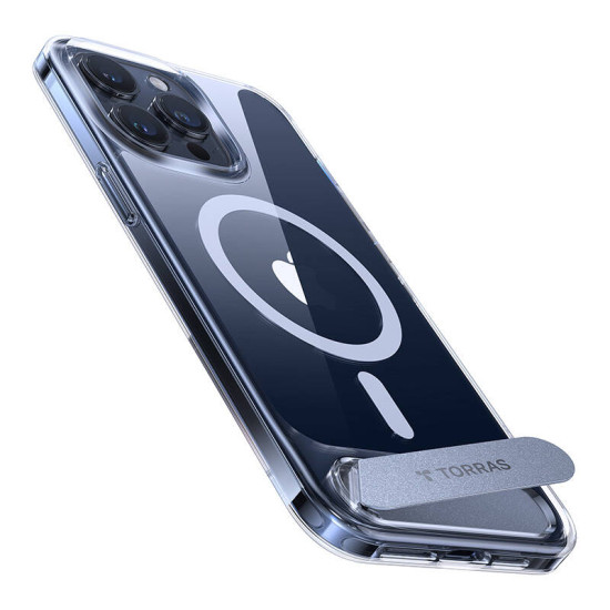 Torras phone case UPRO Pstand for iPhone 15 PRO (transparent Torras phone case UPRO Pstand for iPhone 15 PRO (transparent